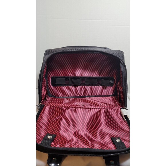 Caboodles Black Fabric Makeup Travel Case Organizer – Missing Inner Pouch - Picture 7 of 9